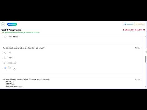 NPTEL- Business Analytics & Text Mining Modeling Using Python Course - Week: 3 Assignment Solution