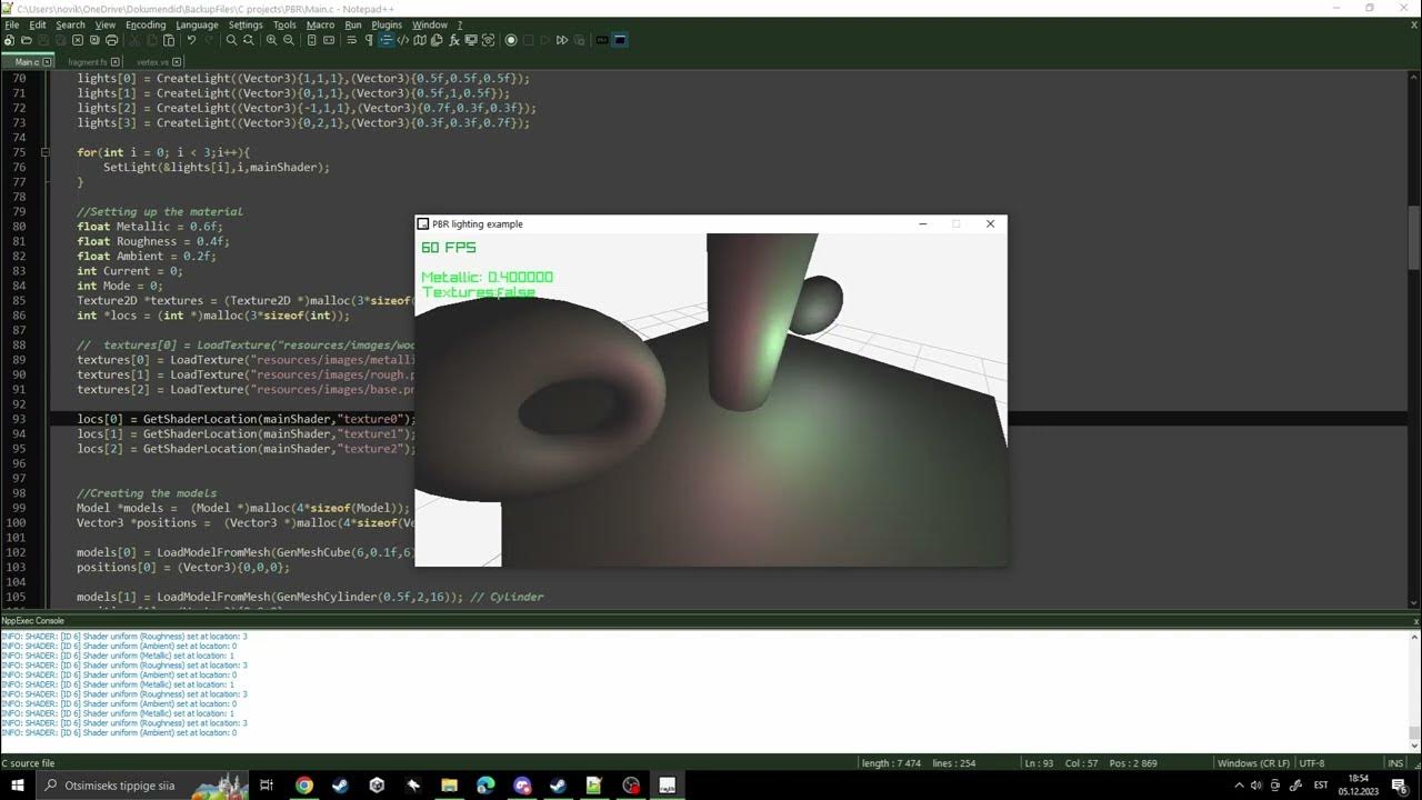 Physically Based Rendering in raylib - YouTube