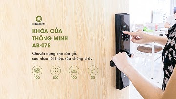 HomeKit - Cách xoá người dùng Khoá AB-07E