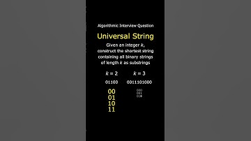 Universal String Problem #euleriancycle #graphs #algorithms #coding #interview #graphtheory