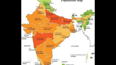 Map of India - Land border of India