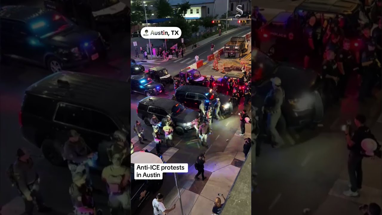 Authorities Use Tear Gas Pepper Spray On Anti ICE Protesters During Downtown Demonstration