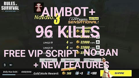 NEW ASSETS.NPK + FREE VIP SCRIPT WITH MANY FEATURES + AIMBOT++ #RULESOFSURVIVAL #ROSHACK #ROS
