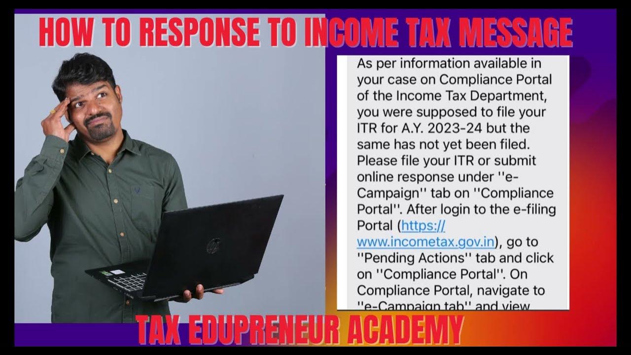 Tax message for non filers FY2223 ecampaign YouTube