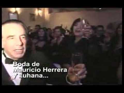 Helena Rojo en la boda de Mauricio Herrera