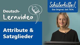 Attribute - Satzglieder 🎓 Schülerhilfe Lernvideo Deutsch