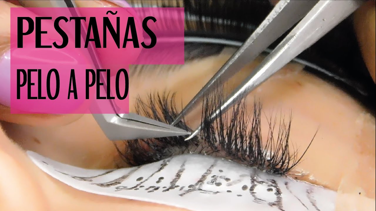 lo mismo guía Anoi EXTENSIÓN DE PESTAÑAS 👁 | PESTAÑAS PELO A PELO 👩‍🏫 | JENLOPMAKEUP -  YouTube