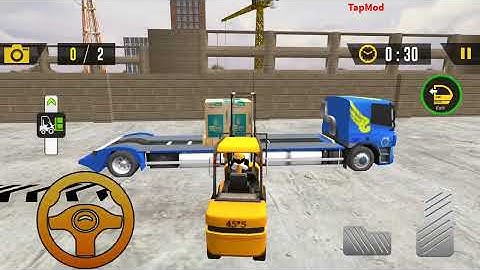 Stickman City Construction - Gameplay Walkthrough Part 1 Excavator Mode,Forklifter Mode (Android)