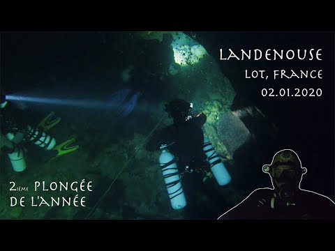 Deuxième plongée souterraine de l'année à LANDENOUSE !