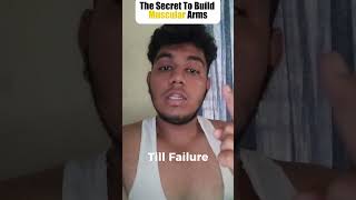 Secret🤐 For Big Arms #gymshorts #armsworkout