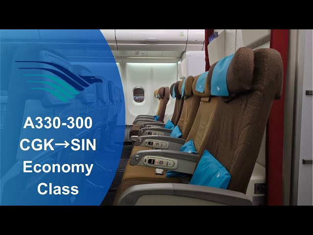 #69 Garuda Indonesia A330-300 Economy Class To Singapore class=