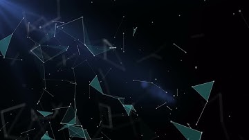 Geometric BG With Plexus Triangles Stock Motion Graphics