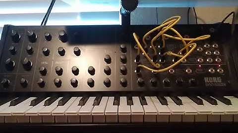 Korg MS-20 Mini ESP TRIG OUT FM loop