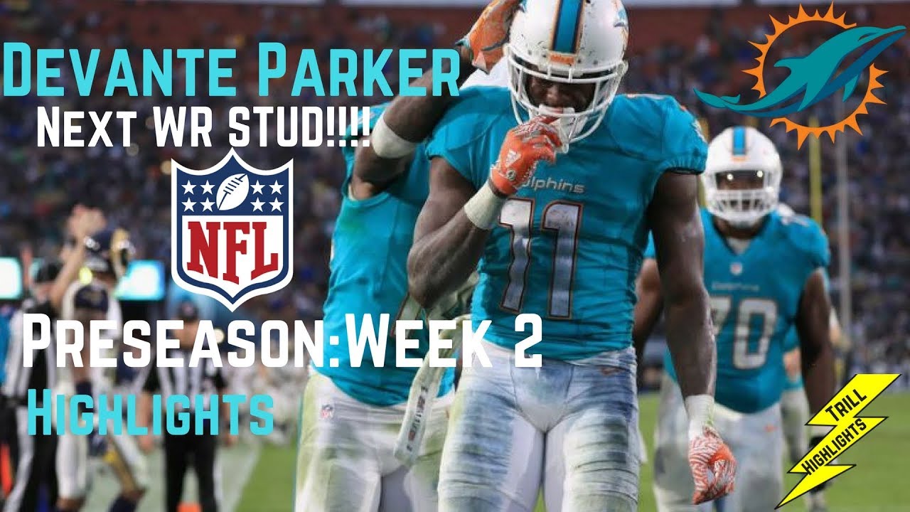 Devante Parker || Full Player Highlights || Preseason Week 2 || 5 Targets || 8/17/2017