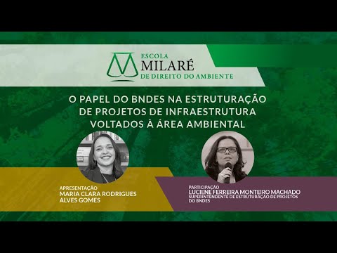 O papel do BNDES na estruturação de projetos de infraestrutura voltados à área ambiental