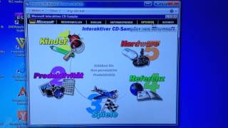 Windows 98 interaktiver CD Sampler