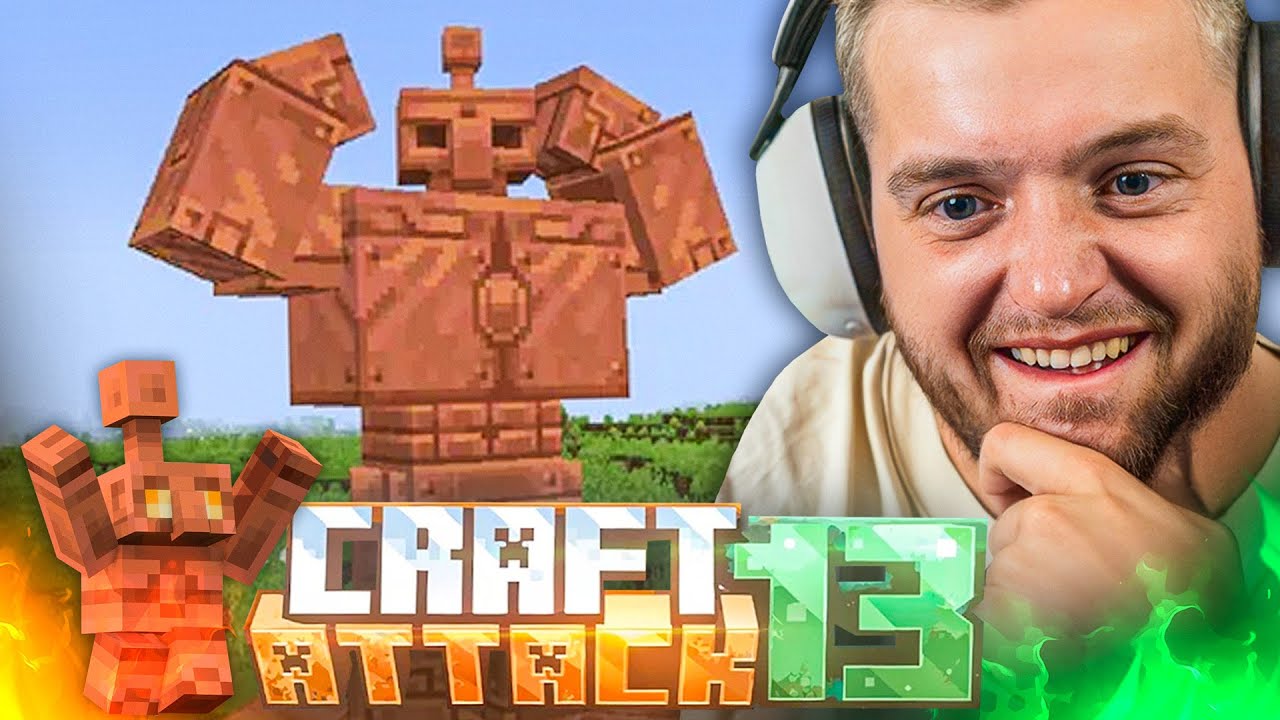 🤯😍100 STREAMER & mein 3 Mio Kupferblöcke MONSTER PROJEKT! | Craft Attack 13 wird Fantastisch!