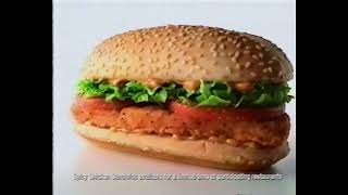 (2003) Burger King - NEW Spicy Chicken Sandwich