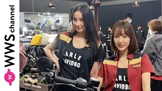 【美女】レースクイーン・安倍有里子、吉川ゆのが名古屋モーターサイクルショーに登場！