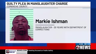 Lawton man charged with manslaughter sentenced to 25