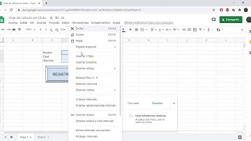 Macro Registro en Google Sheets