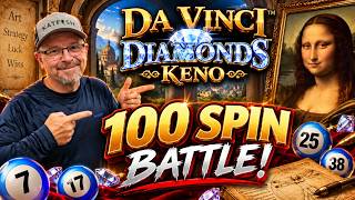 Da Vinci Diamonds Keno BATTLE! 100 Spins — Who Wins the Showdown? screenshot 2