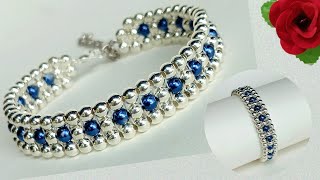 Bracelet making || How to make easy bracelets at home || Bracelet making tutorial with beads