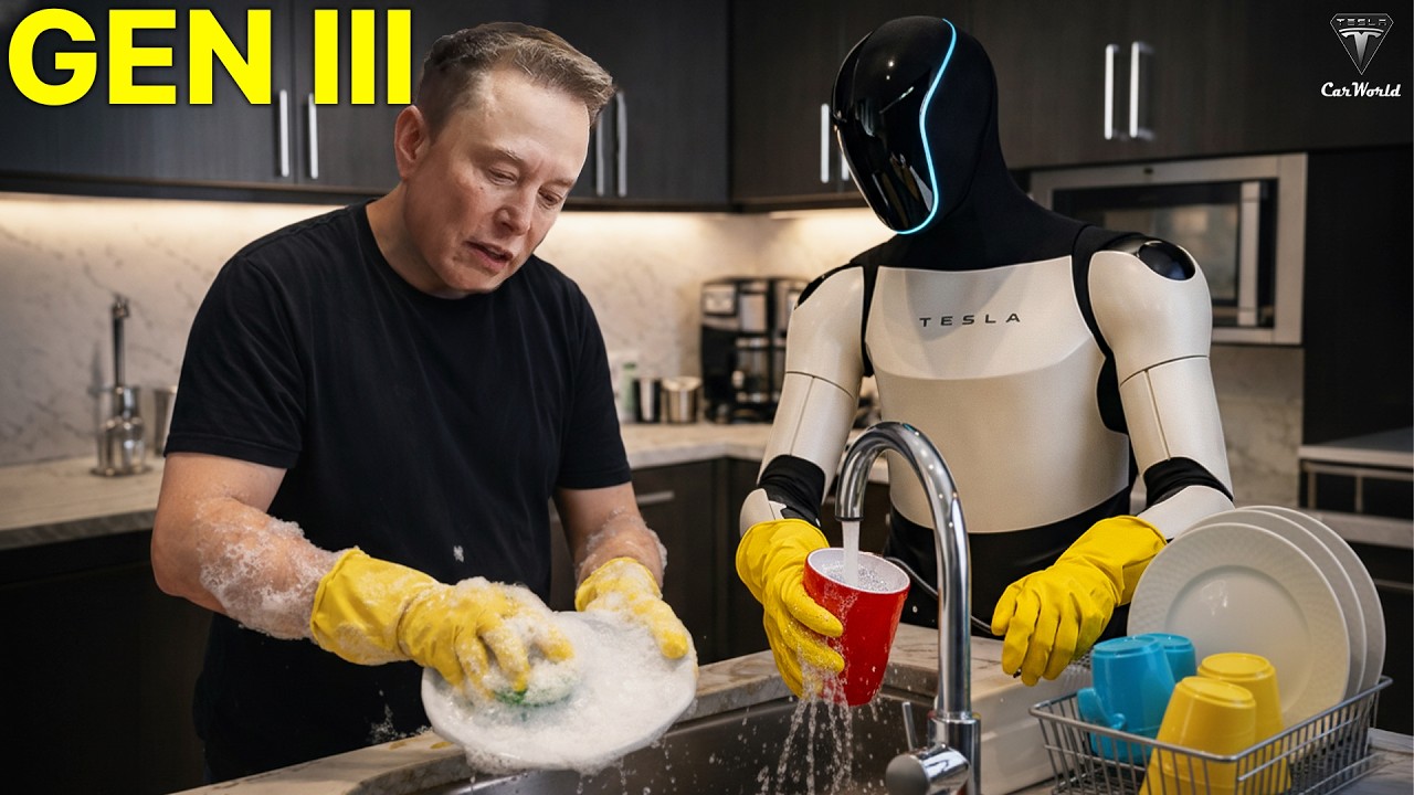 Роботы Tesla третьего поколения добились больших успехов! Илон Маск сделал сенсационное заявление!