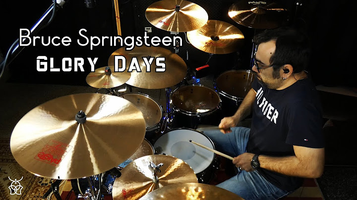 Glory Days Drums version - Drums performance video thumbnail