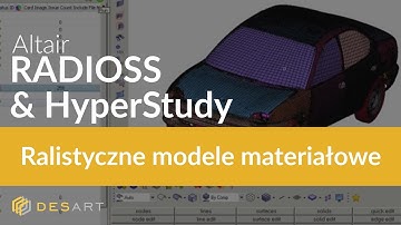 RADIOSS & HyperStudy – Realistyczne modele materiałowe