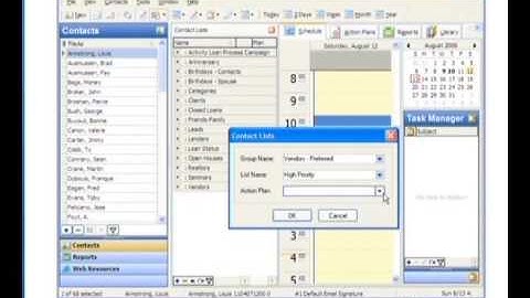 4-2 Creating new lists and linking these lists to Action Plans