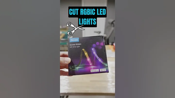 Govee RGBIC Lights - Can You Cut Them? #goveelights #rgblights #govee