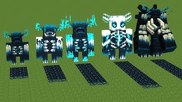 Which of the All Warden Mobs and Mutant Bosses death will generate more Sculk ?