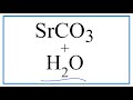Strontium Carbonate and Ion Charges