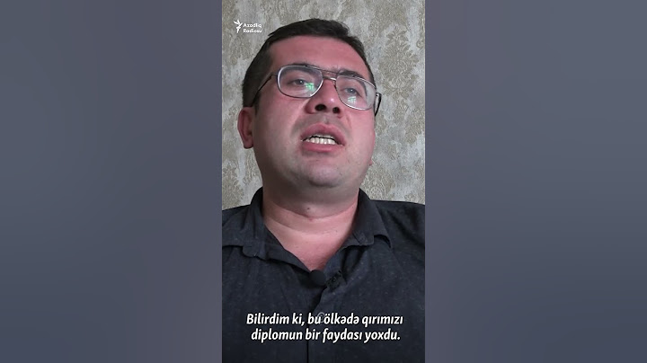 "Bilirdim ki, bu ölkədə qırmızı diplomun bir faydası yoxdur"  #shorts