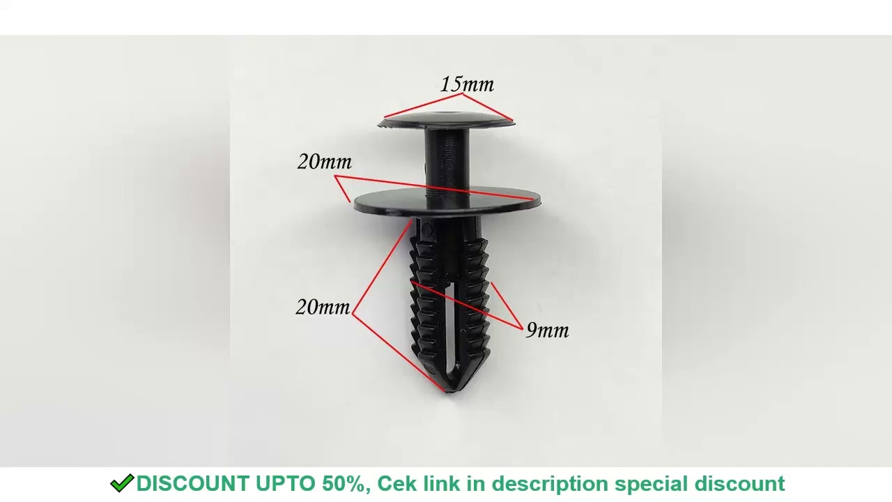 Auto Plastic Rivets Trim Panel For Mercedes Benz Fender Liner Push-Type Snaps Fastener Clips Car Acc