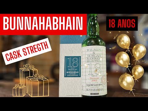 Porção dos Anjos — Bunnahabhain 18 anos CASK STRENGTH