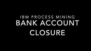 IBM Process Mining Demo - Bank Account Closure in EN