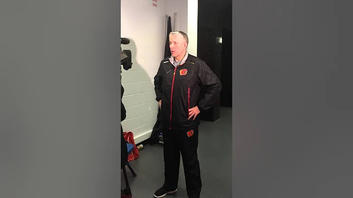 Coach of Calgary Flames talking about loyal Calgar...