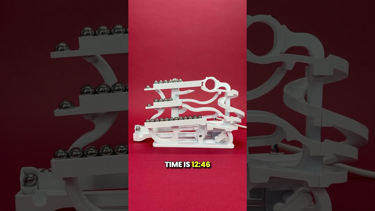 The Tipping Marble Clock