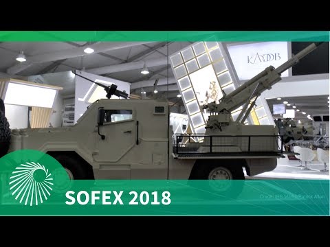 SOFEX 2018: KAADB AL WAHSH 105mm self propelled howitzer