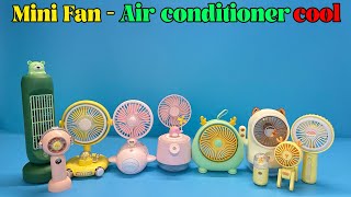 1H Satisfying with Unboxing Mini Fan Humidifier Air Conditioner Water Fan | Unboxing And Review
