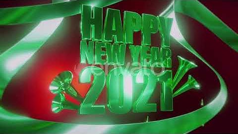 Happy New Year 2021 Pack 5 Color | Motion Graphics - Envato elements