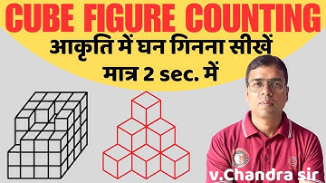 Cube Figure Counting For Uppolice Exam 2024 |cube counting figure question 2024