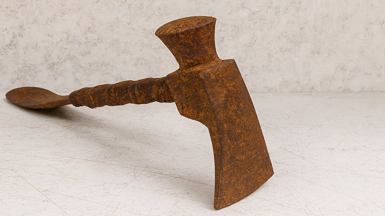 Rusty Axe Transformation | From Corrosion to Shine!