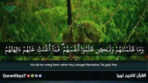 تلاوة طيبة للقارئ وليد النائحي وفقه الله ماتيسر من سورة هود