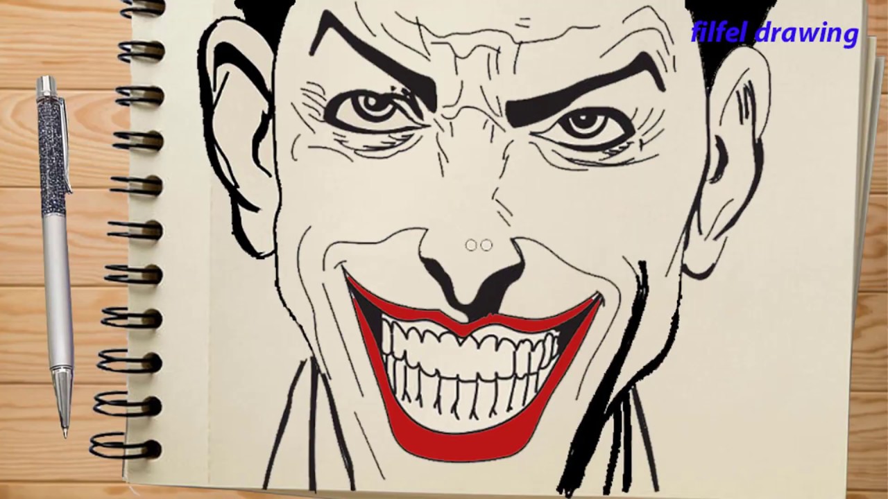 Joker Drawing Free Fire Joker Drawing Tik Tok Joker Drawing Pencil Drawing Youtube