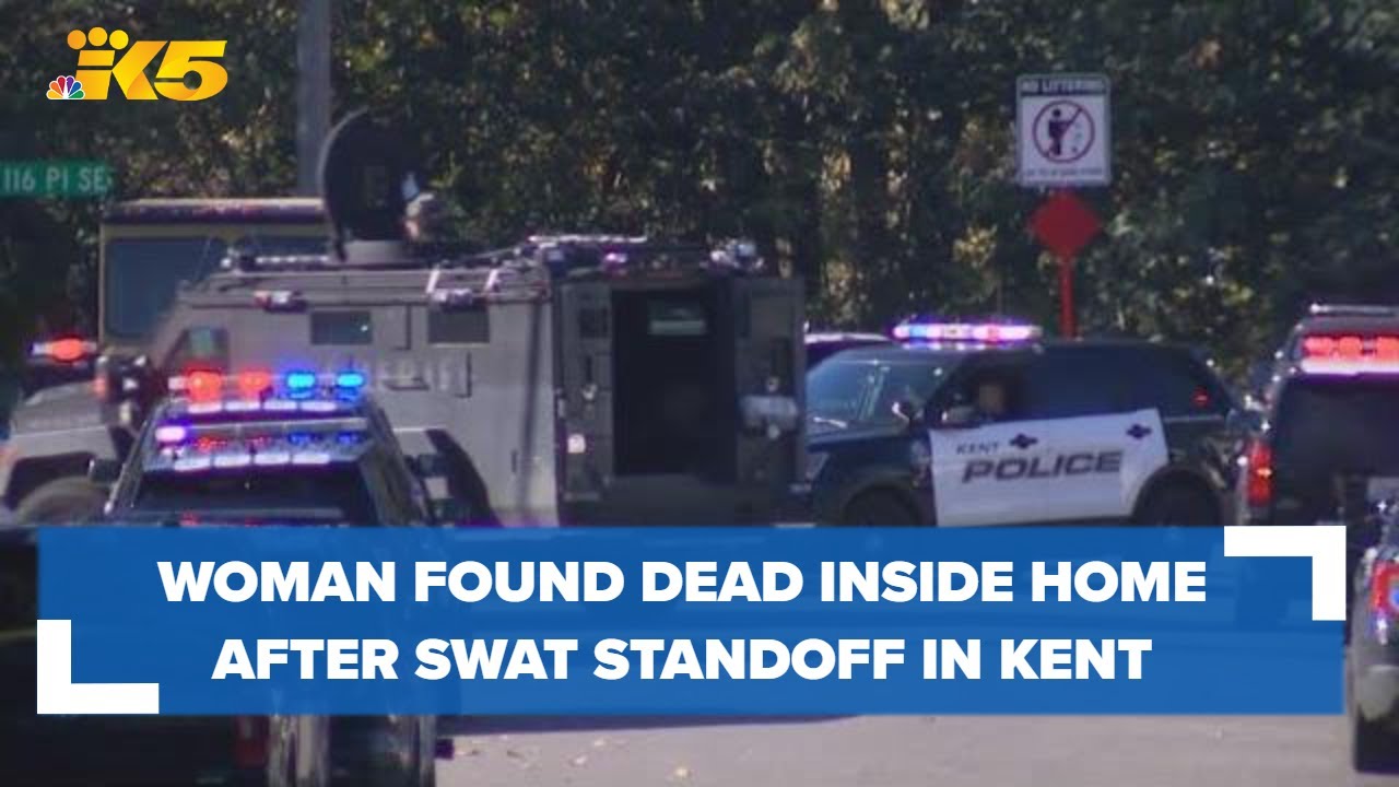 Woman found dead inside home after SWAT standoff in Kent - YouTube