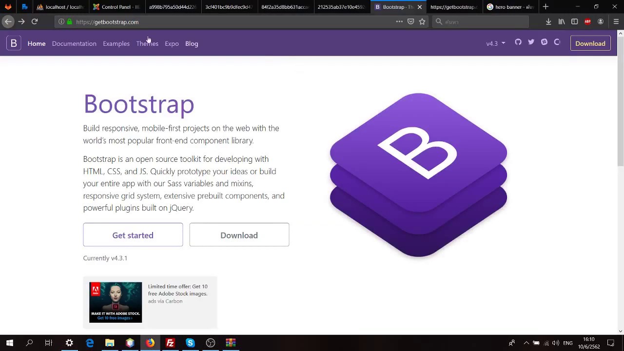 เว็บ สวย  2022 Update  สอนสร้างหน้าเว็บไซต์ด้วย Css ของ Bootstrap ทำเว็บสวย เว็บท้นสมัย