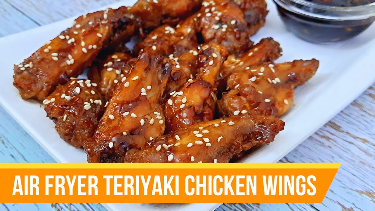 Air Fryer Teriyaki Chicken Wings Recipe Teriyaki Chicken Wings in Air